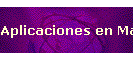 Aplicaciones en Madera